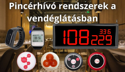 Pincérhívó rendszerek a vendéglátásban